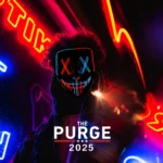 LED Halloween Mask The Purge – Scary Glow Mask for Parties & Raves