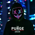 LED Halloween Mask The Purge – Scary Glow Mask for Parties & Raves