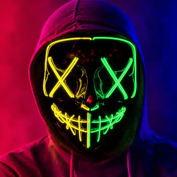 Yellow Green LED mask